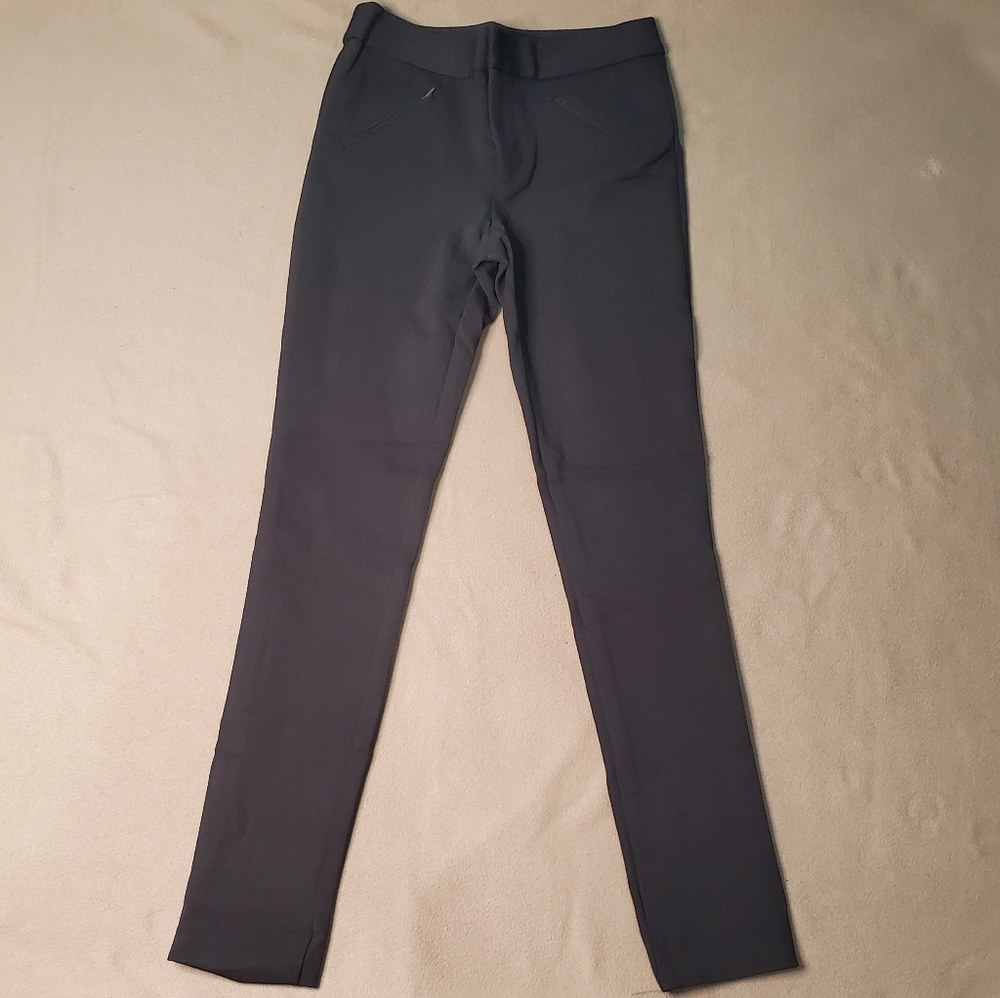❤ ANTONIO MELANI Pants brown with pockets stretch zippers Size 0